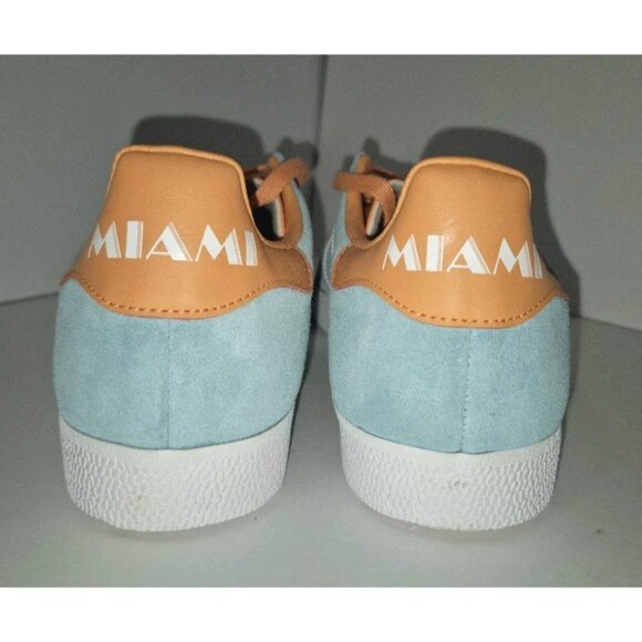 ADIDAS GAZELLE MLS INTER MIAMI SOUTH BEACH TEAL IH2627 Men\'s Size 9.5 NEW MESSI